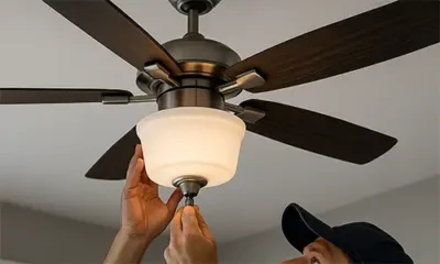 ceiling fan installation services in Strongsville, Parma, North Olmsted